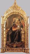 Fra Filippo Lippi Madonna and Child Enthroned Spain oil painting artist